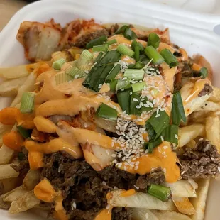 Bulgogi loaded fried