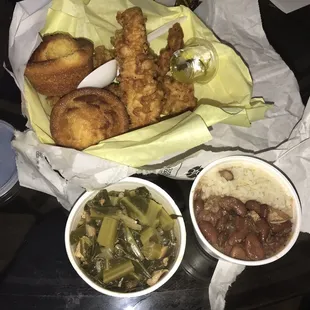 chicken wings and fried chicken, food