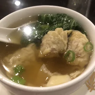 Hong Kong style won ton soup