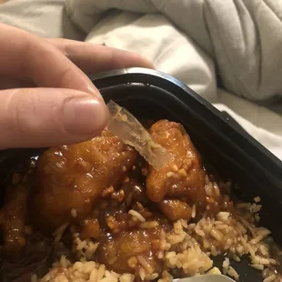 Peanut butter chicken
