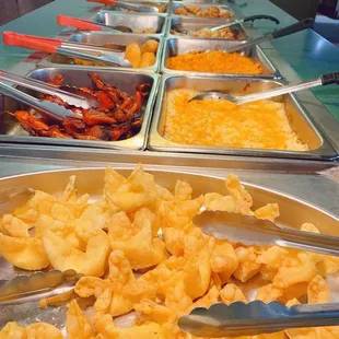 a variety of food items