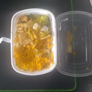 Chicken texture doesn&apos;t even taste like chicken and rubbery substance found in my chicken and broccoli
