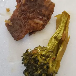 This is &quot;orange peel&quot; and broccoli from the &quot;orange-peel chicken&quot;???
