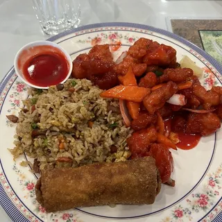 B.b.q. Pork Fried Rice