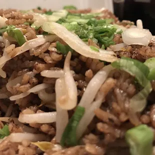 Shrimp fried rice, not some of the best I've had but pretty good.