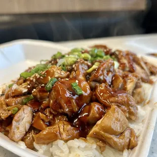 Large Chicken Teriyaki Bowl. And it is large! Yum!