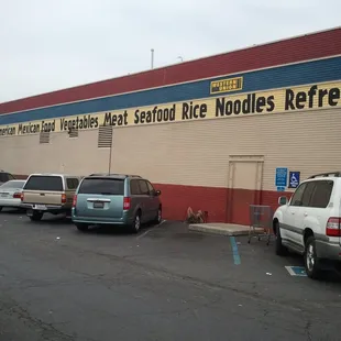 outside