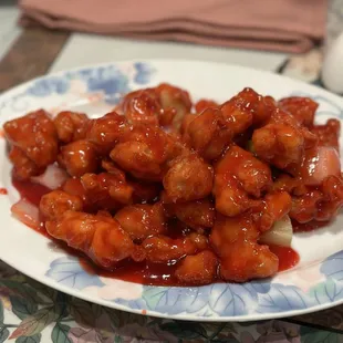 Sweet and sour chicken