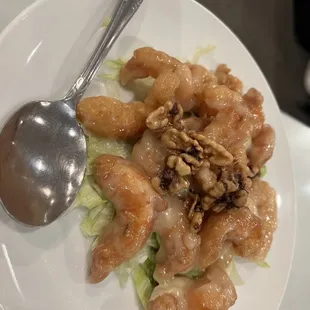 Honey Walnut Prawns