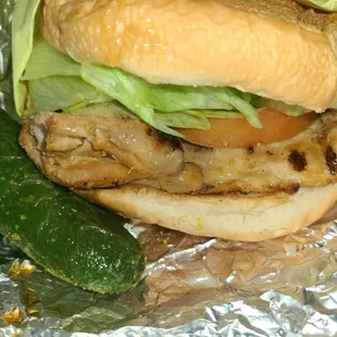 I always go for a Chicken/Veggie bowl BUT the Chicken Teri Burger never disappoints