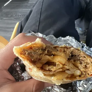 "Breakfast burrito" .