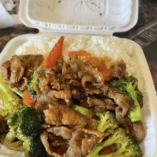 Beef L16. Shrimp Broccoli Lunch Special