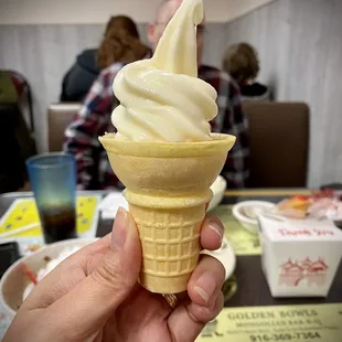 03.25.23 Don't forget to grab a cone, included with dinner!