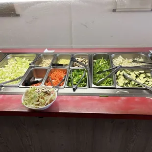 Veggies station