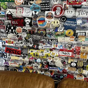 Sticker wall