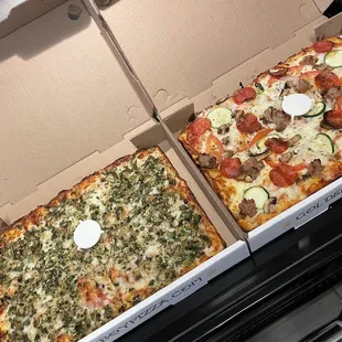 Clam &amp; Garlic (left) | Combo (right)