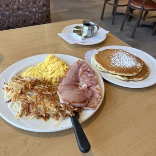 Golden Special with Pancakes Combo