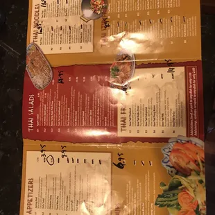 Seriously!? This is the kinda carry out menu they give out?? Unreal!