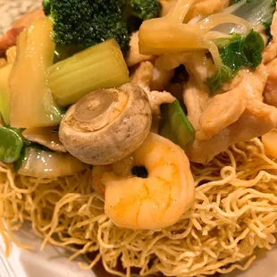 Hong Kong Style Crispy Noodle