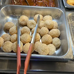 a variety of food items