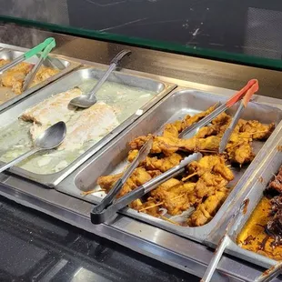 a variety of food items