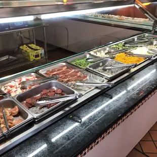 The hibachi line options