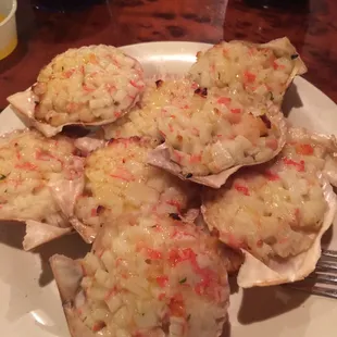 Crab Stuffed Clams