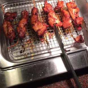 a variety of food being prepared