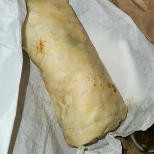 Breakfast burrito. 11.35 as of Dec 2nd, 2023