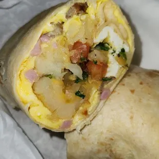 Breakfast burrito. 11.35 as of Dec 2nd, 2023