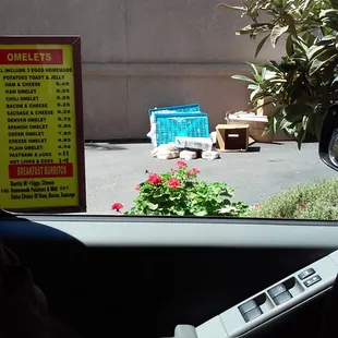 Had just ordered thru drive-thru and this is what I saw. They have loaves of bread stacked up out back in the hot sun.