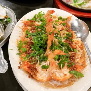 SP29 Steamed Shrimp with Ginger and Vermicelli