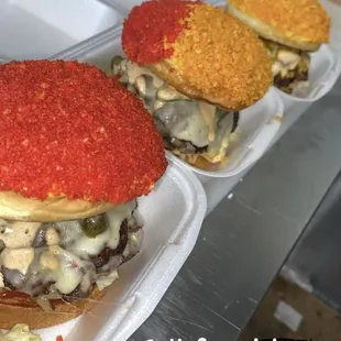 a triple trouble burger