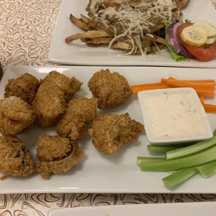 Fried mushrooms