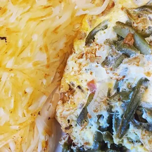 Cactus omelet