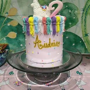 Llama cake