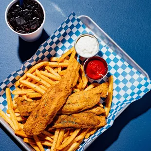 Fish and Chip Combo Meal