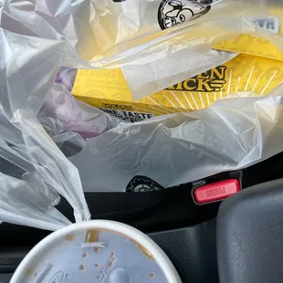 Threw it in the trash