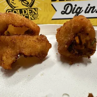 This is what golden chick considered 2 poppers it&apos;s just crust nothing inside it