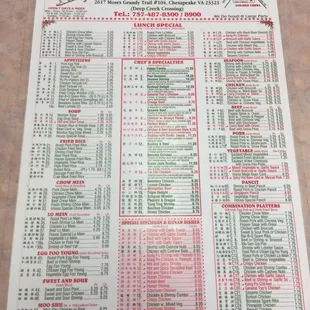 Here is the menu as of 12Jul2017