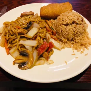 Pork lo mien lunch special