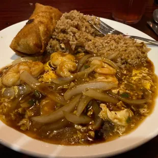 a plate of food