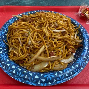 Roasted pork lo mien
