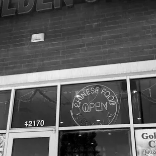 the front of a restaurant