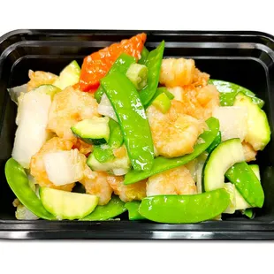 Shrimps Snow Peas