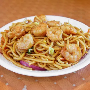 Shrimps Chow Mein