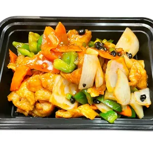 Fish Filled With Black Bean Sauce