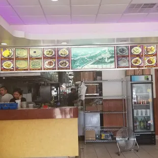 the interior of a restaurant