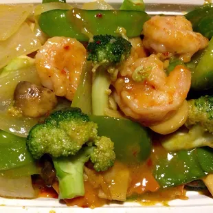 #H13 = Curry Shrimp + $1 Broccoli.