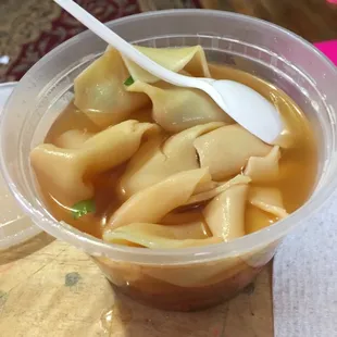Small Wonton Soup.